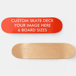 SKATE カスタム DECK 8 1/2"スケートボードMARASCH...赤 スケートボード