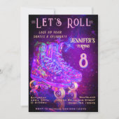 Skate Birthday Party Invitation 招待状 (正面)