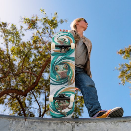 Skate Camaleão: Deslize com Estilo e Personalidade スケートボード (室外1)