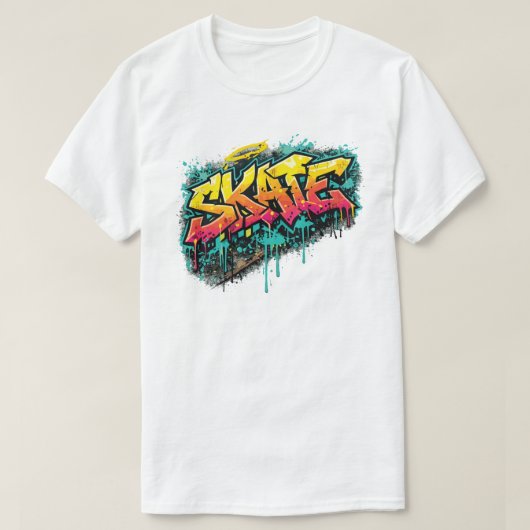 Skate Graffiti Explosion Tシャツ (デザイン正面)