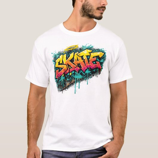 Skate Graffiti Explosion Tシャツ (正面)