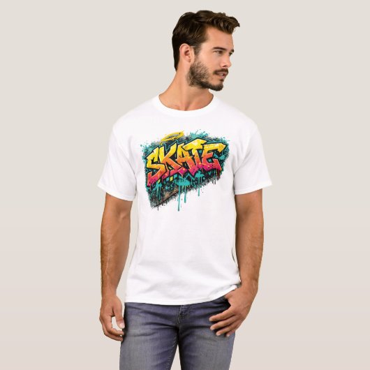 Skate Graffiti Explosion Tシャツ (正面フル)