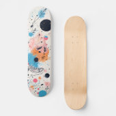 Skate into the Future: Neon Pink Edition スケートボード (正面)