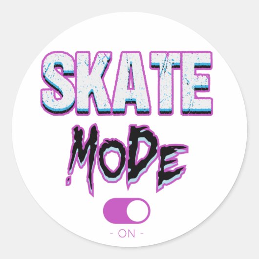 Skate mode on ラウンドシール (正面)