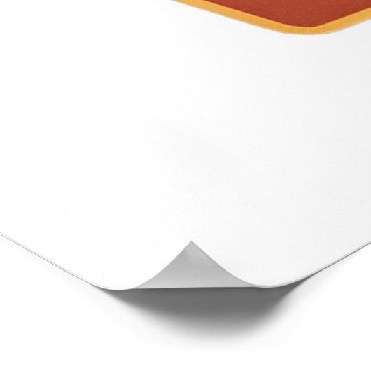 Skate More, Worry Less Retro Skateboarding Quote ポスター (角)