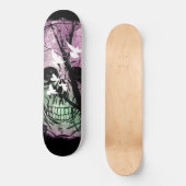 Skate Natureza Radical com pássaros e caveira スケートボード (正面)