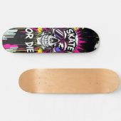 Skate or Die Nº4 - Skateboard Deck - Punk Grunge スケートボード (横)