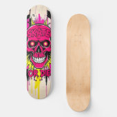 Skate or Die Nº5 - Skateboard Deck - Punk Grunge スケートボード (正面)