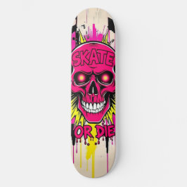 Skate or Die Nº5 - Skateboard Deck - Punk Grunge スケートボード