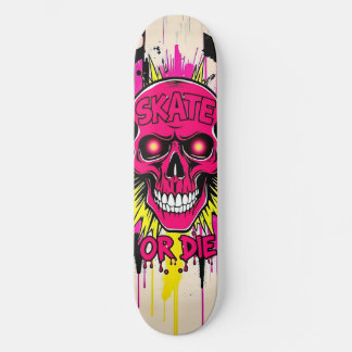 Skate or Die Nº5 - Skateboard Deck - Punk Grunge スケートボード