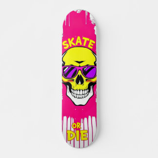 Skate or Die Nº7 - Skateboard Deck - Punk Grunge スケートボード