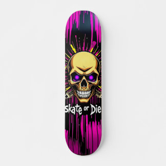 Skate or Die Nº8 - Skateboard Deck - Punk Grunge スケートボード