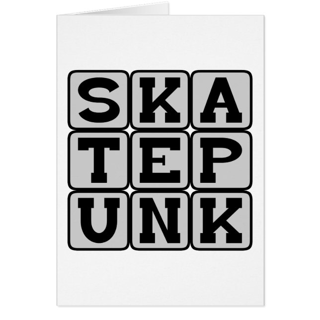 Skate Punk、音楽ジャンル (正面)