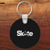 Skate Roller Skate Roller Skating Roller Skater キーホルダー (正面)