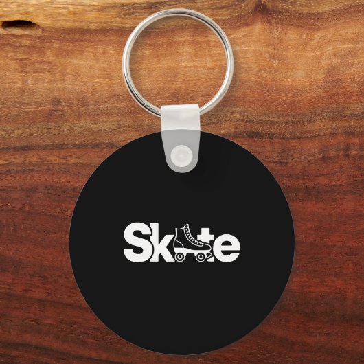 Skate Roller Skate Roller Skating Roller Skater キーホルダー (正面)