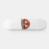 Skate warrior - rétro sunset vintage スケートボード (横)