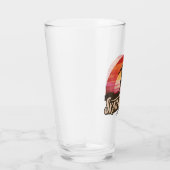 Skate warrior - rétro sunset vintage タンブラーグラス (右)