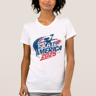 skate womens tshirts ice skater skating sports win tシャツ