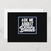 Skateboard頼 Skateboarder Skateboardingについて インビテーションポストカード (正面/裏面)