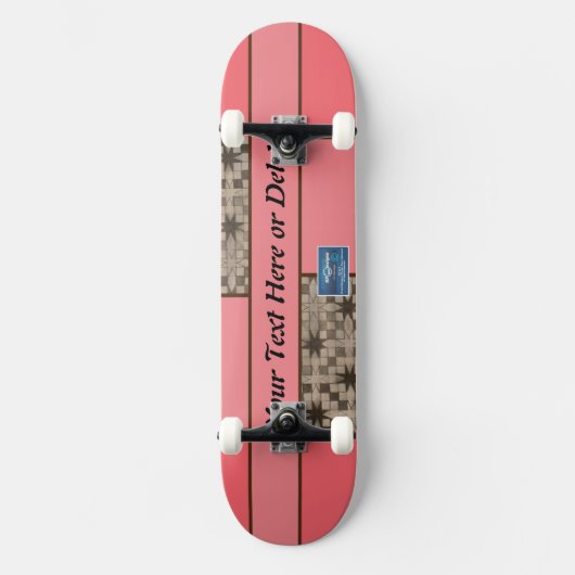Skateboard2VP(ピーチLED S.C.C.)RFPMDesigns 2023/4 スケートボード (正面)