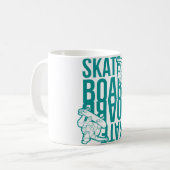 skateboard  コーヒーマグカップ (正面左)