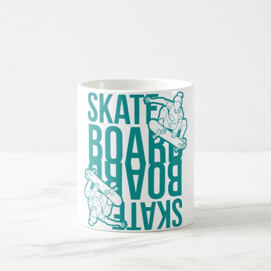 skateboard  コーヒーマグカップ (中央)
