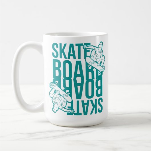 skateboard コーヒーマグカップ (左)