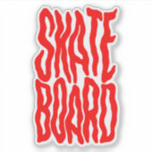 Skateboard シール (正面)