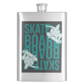 skateboard  フラスク (正面)