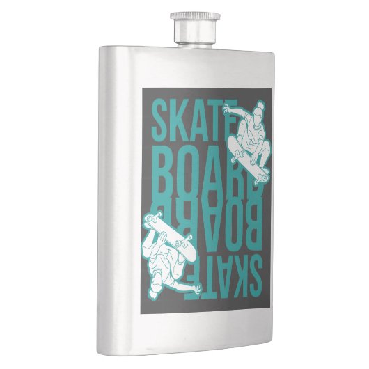 skateboard  フラスク (右)