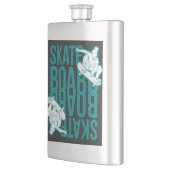skateboard  フラスク (左)