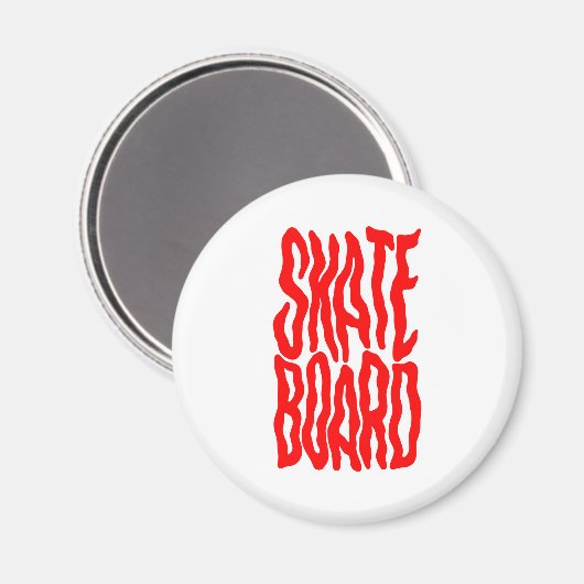 Skateboard マグネット (正面/裏面)
