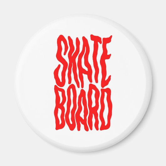 Skateboard マグネット (正面)