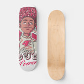 Skateboard 8 1/2" – YOUTH Power Afro & Boombox スケートボード (正面)
