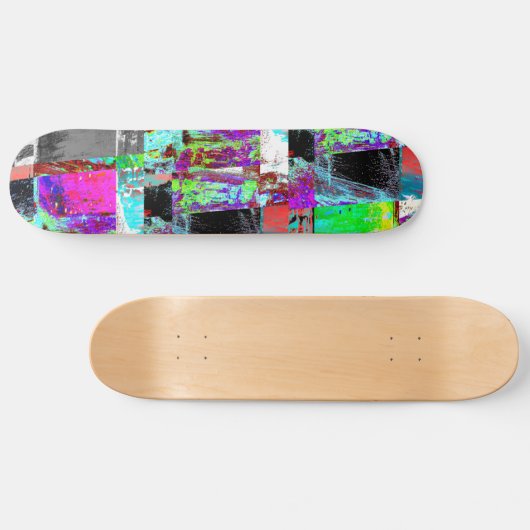 Skateboard – Abstract Grid スケートボード (横)