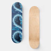 Skateboard Bald Eagle Heart Custom Year Loyalty 1 スケートボード (正面)