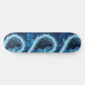 Skateboard Bald Eagle Heart Custom Year Loyalty 1 スケートボード (横)