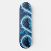 Skateboard Bald Eagle Heart Custom Year Loyalty 1 スケートボード (正面)