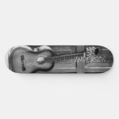 Skateboard Black Country Guitar  スケートボード (横)