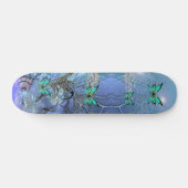 Skateboard Butterfly Blue スケートボード (横)