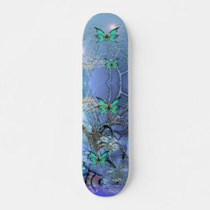 Skateboard Butterfly Blue スケートボード