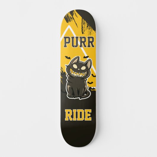 Skateboard Chat noir Purr Ride スケートボード (正面)