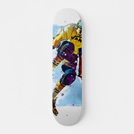 Skateboard Chico en patineta saltando スケートボード (正面)