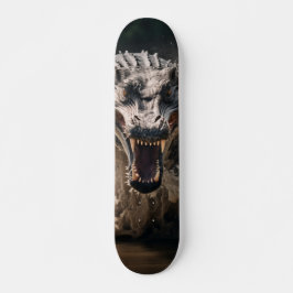 Skateboard Cocodrilo agresivo atacando スケートボード