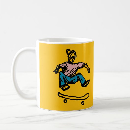 skateboard coffee mug コーヒーマグカップ (左)