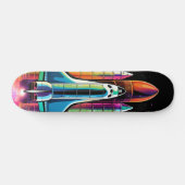 Skateboard Cohete lanzado al espacio スケートボード (横)