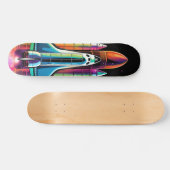 Skateboard Cohete lanzado al espacio スケートボード (横)