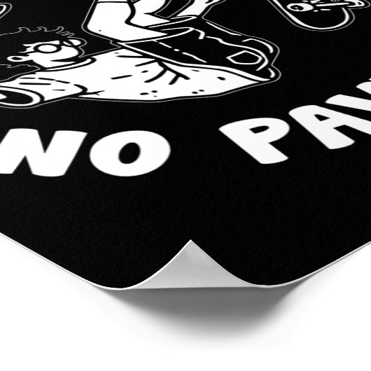 Skateboard Crash Accident Survivor Get Well Skateb ポスター (角)