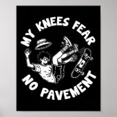 Skateboard Crash Accident Survivor Get Well Skateb ポスター (正面)