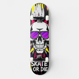 Skateboard Deck 'VIN' - Punk Grunge - SKATE OR DIE スケートボード